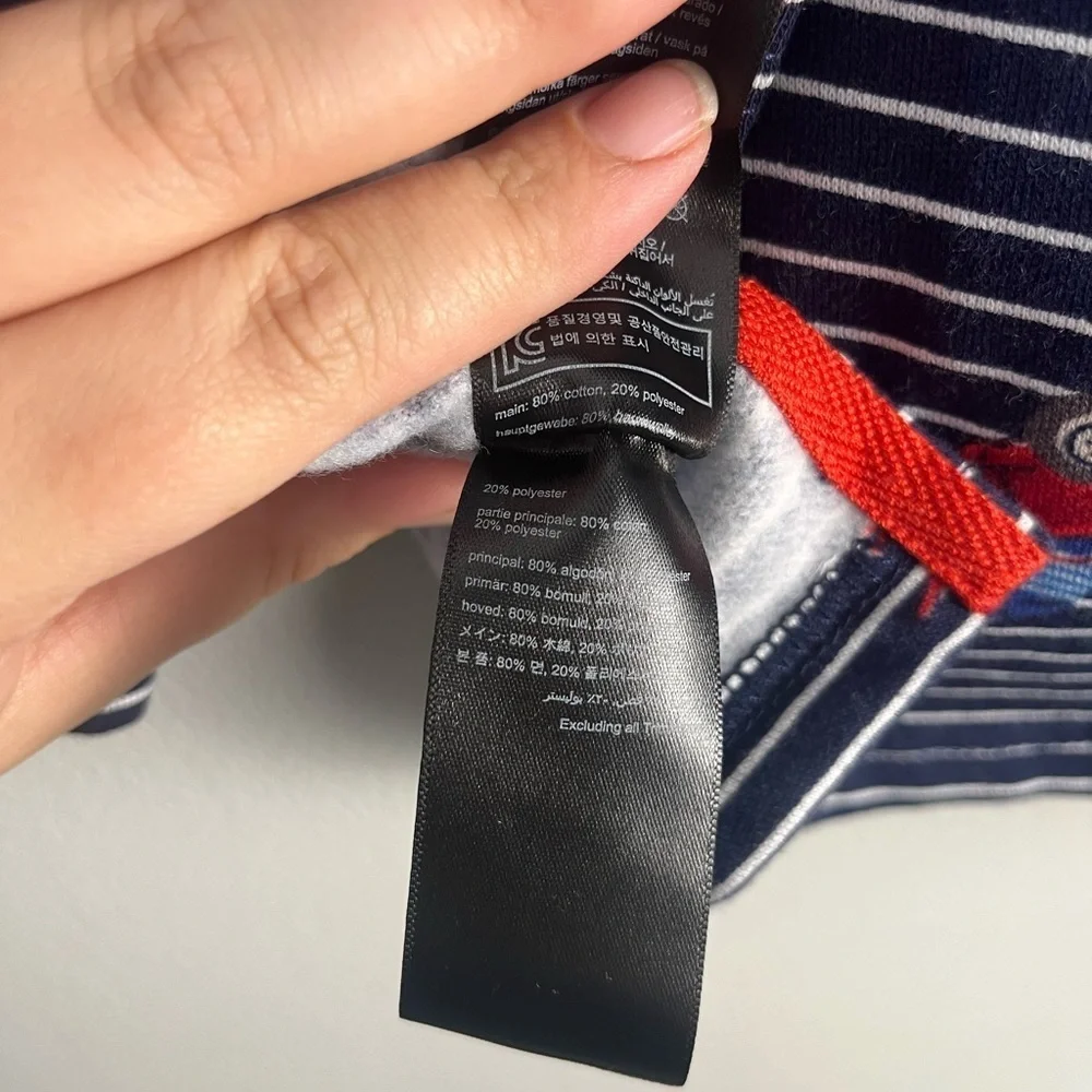 New Joules Boys’ Dale Half Zip Sweatshirt Size 5 Years